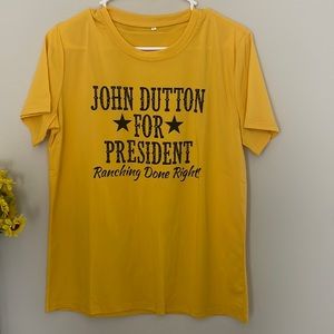Yellowstone John Dutton Unisex T-shirt Size Large